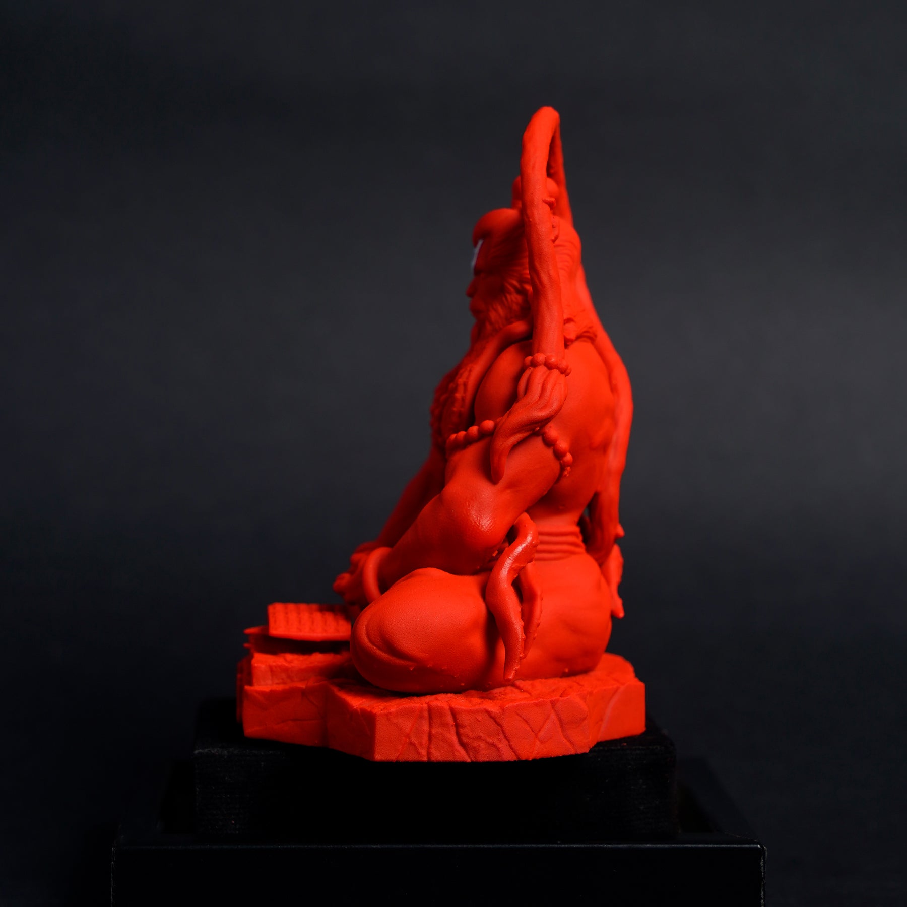 Pavan Sut Hanuman Ji — The Road Guardian | Copper Gold Finish | Car Dashboard Idol