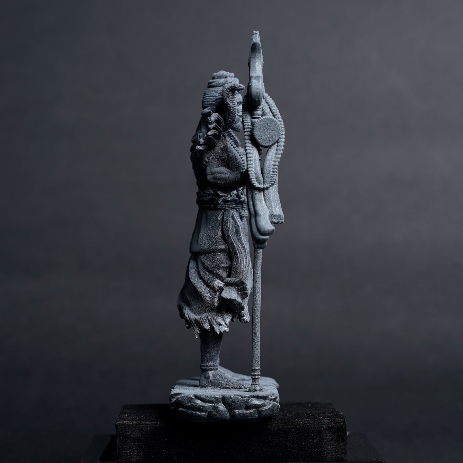 Shiva — The Protector | Standing Mahadev Idol for Car Dashboard | Blue