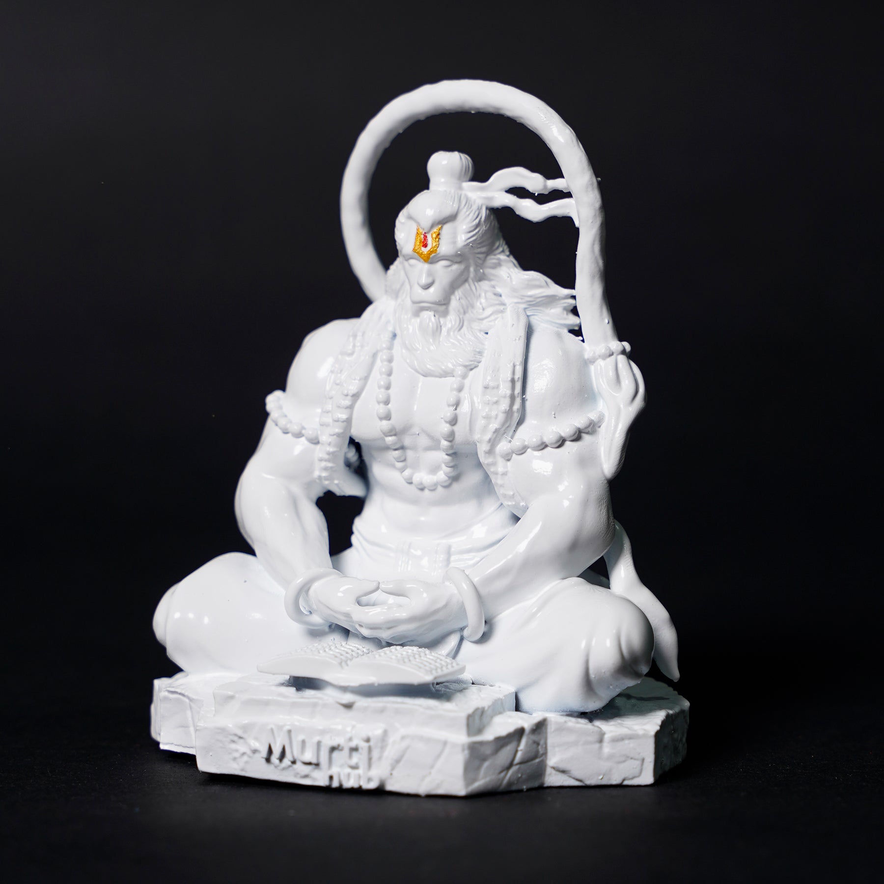 Pavan Sut Hanuman Ji — The Road Guardian | Copper Gold Finish | Car Dashboard Idol