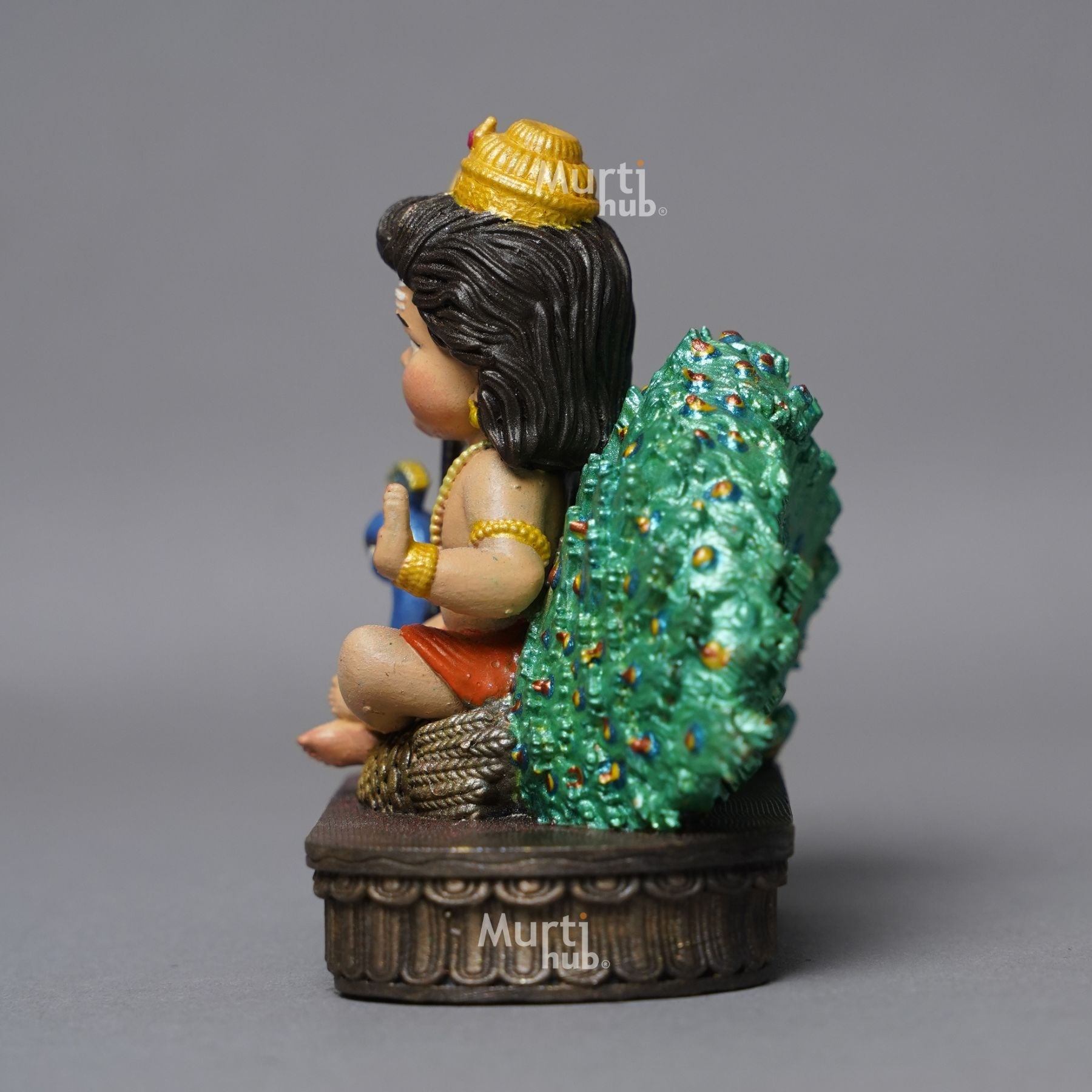 Baal Murugan β The Divine Protector Hand Painted