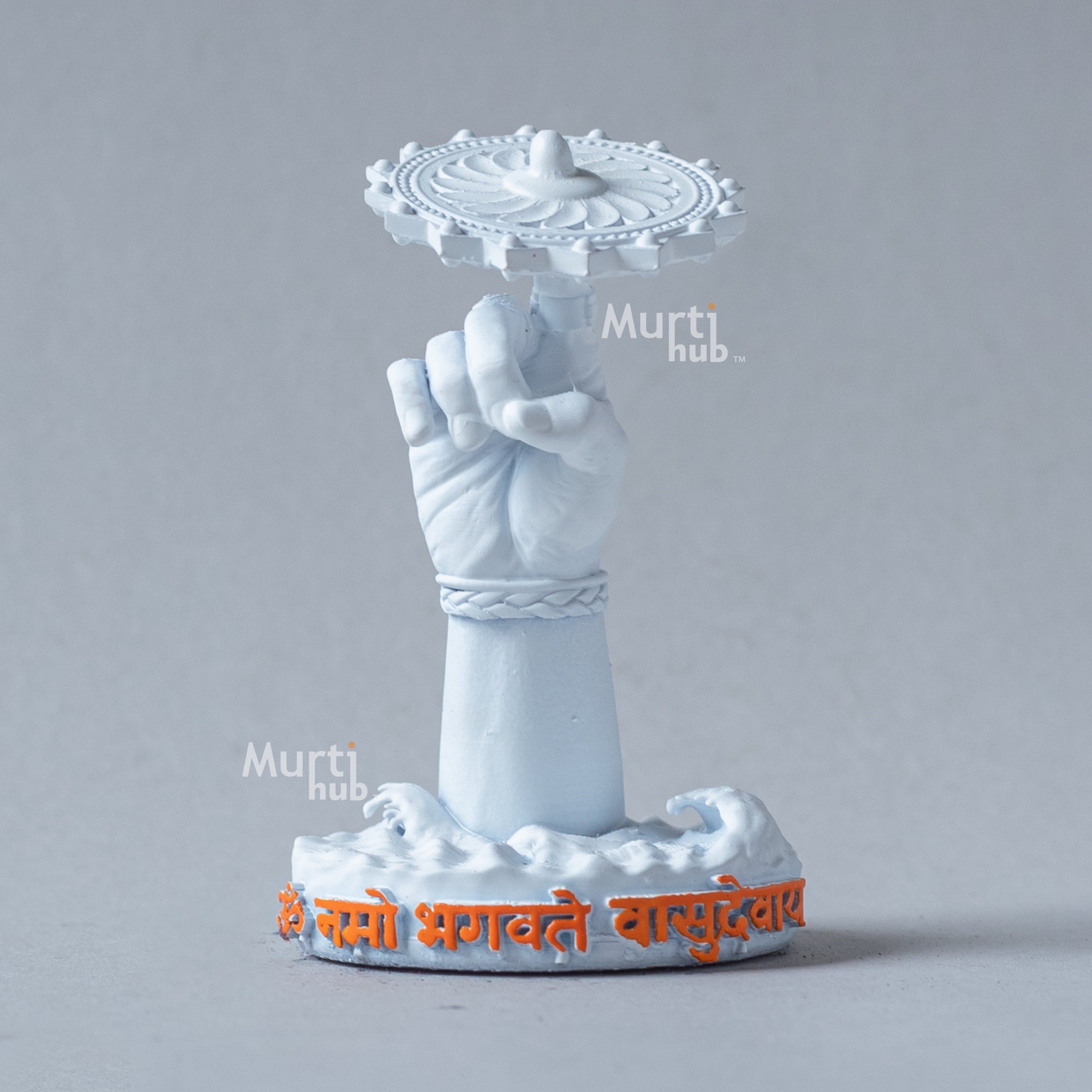 Vasudev Hand with Sudarshan Chakra – Om Namo Bhagavate Vasudevaya Idol
