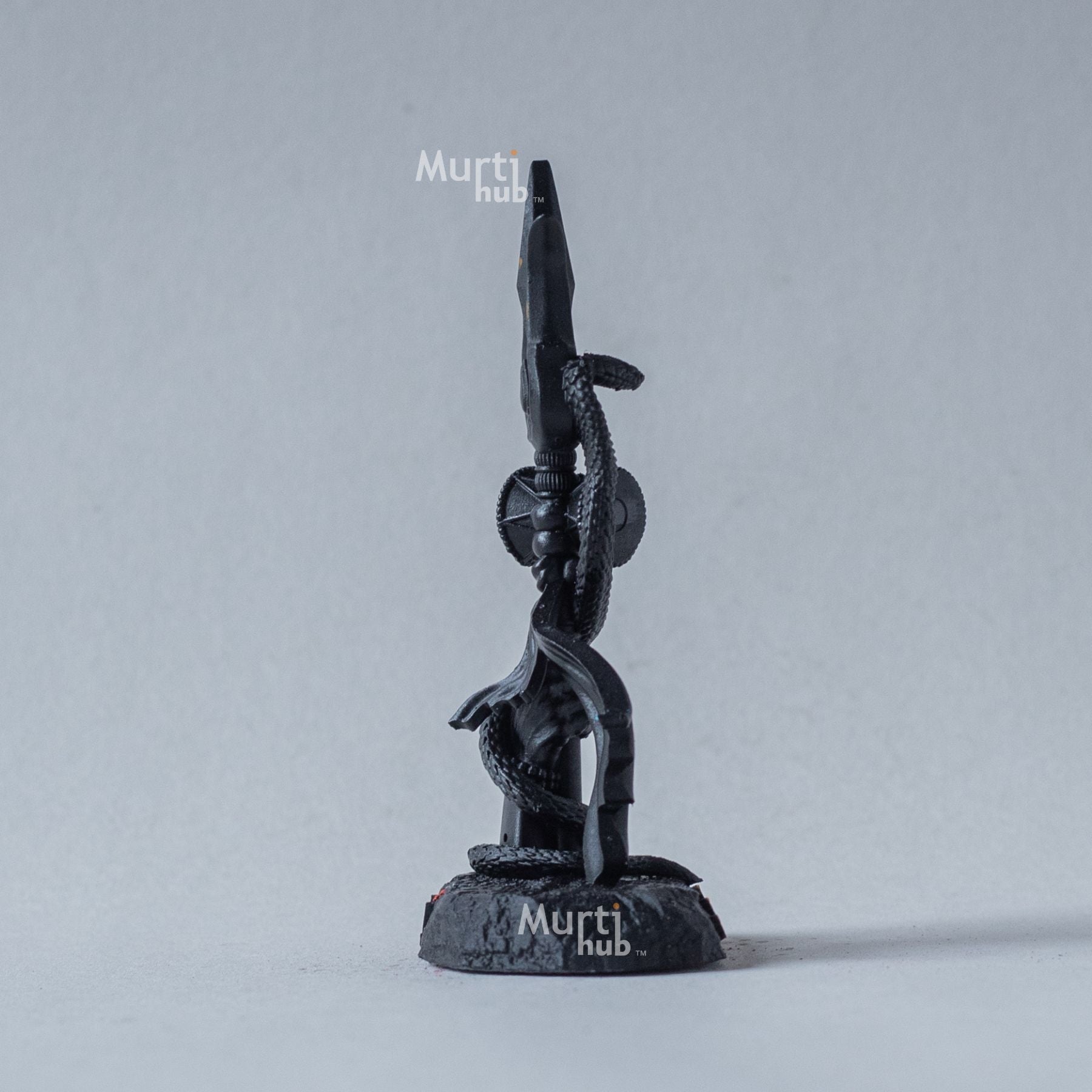 Shiva's Trishul Damru — Om Namah Shivay | Hand-Painted Resin Idol for Car Dashboard