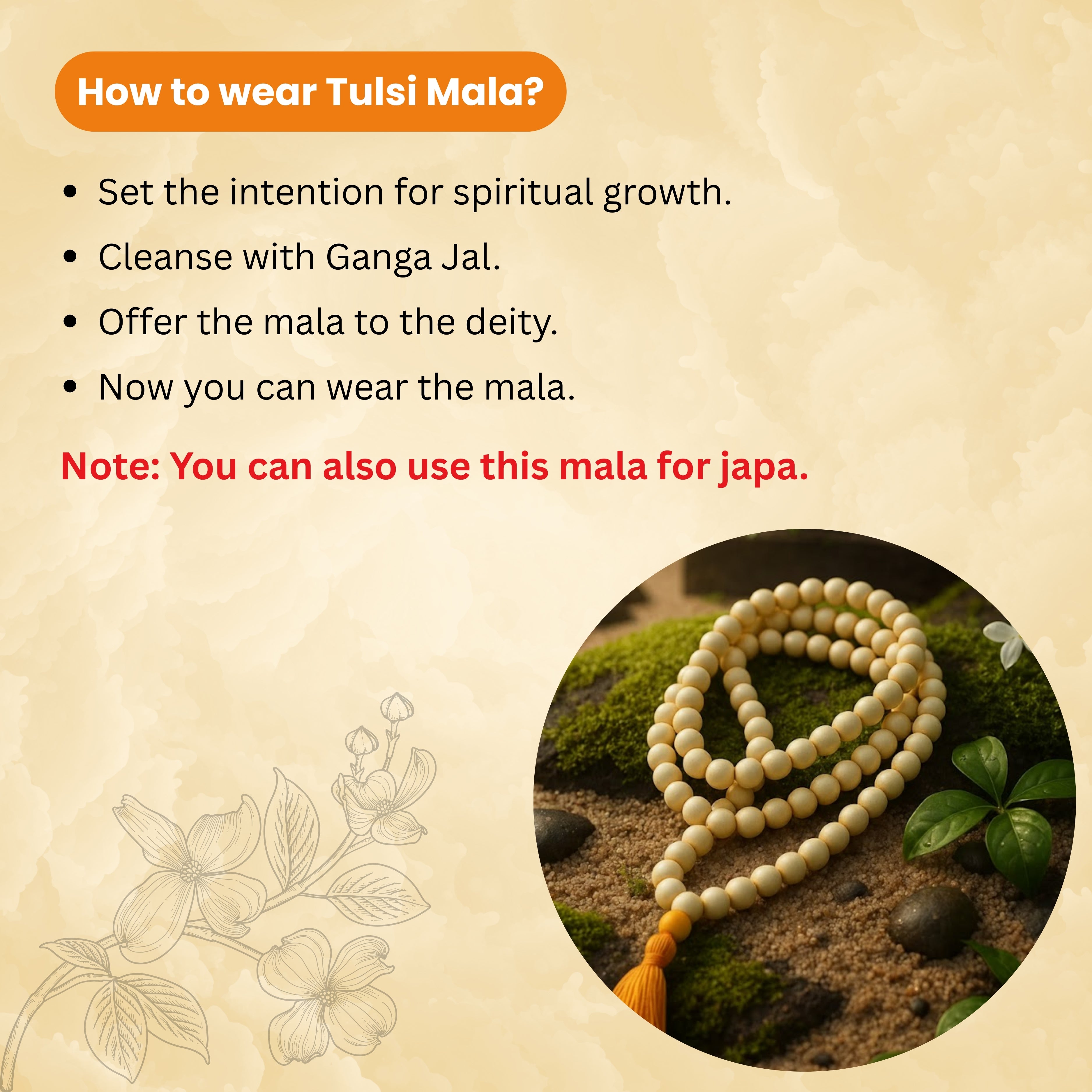 Tulsi Mala – Sacred Shield of Purity & Devotion