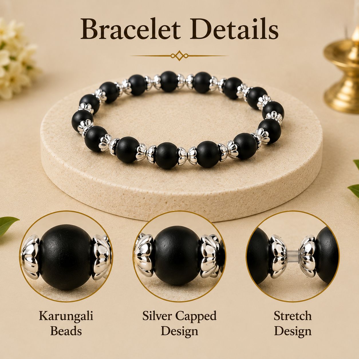 Karungali Bracelet – Sacred Protection & Positive Energy
