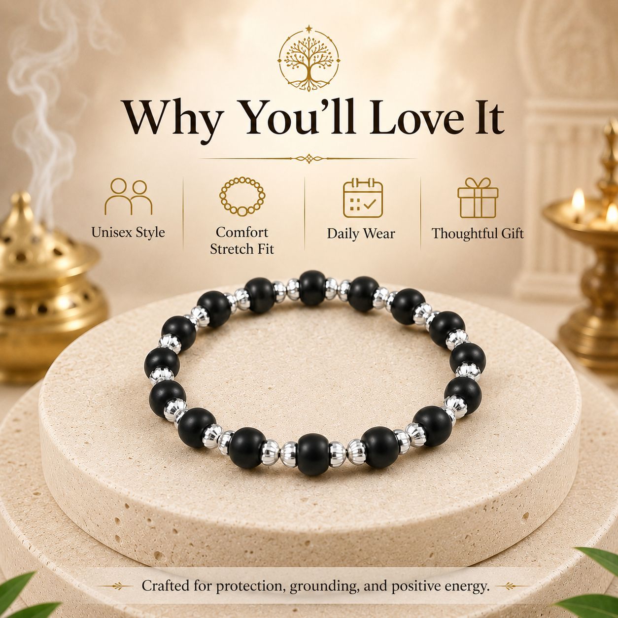 Karungali Bracelet – Sacred Protection & Positive Energy