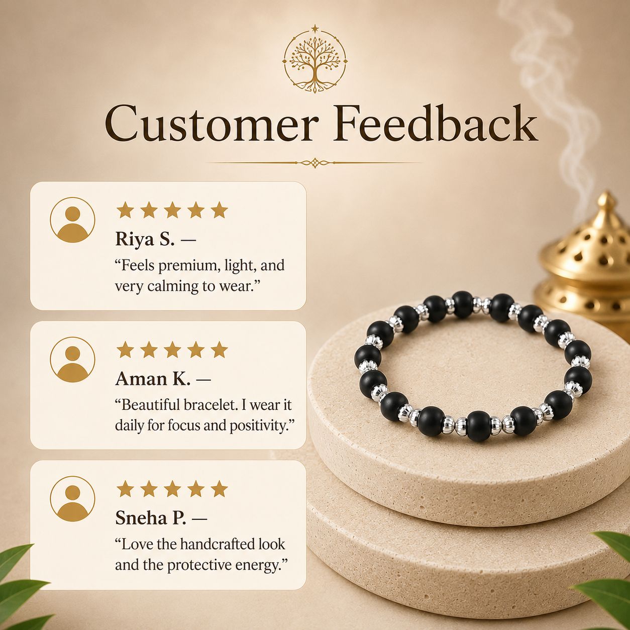 Karungali Bracelet – Sacred Protection & Positive Energy