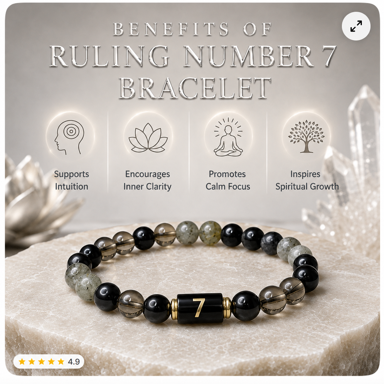 Numero Bracelet – Ruling Number 7 (Ketu)