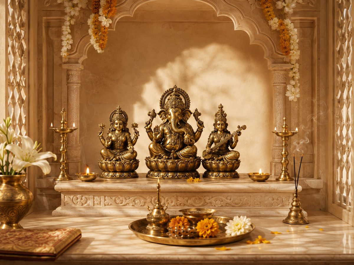 How to Set Up a Peaceful Home Mandir