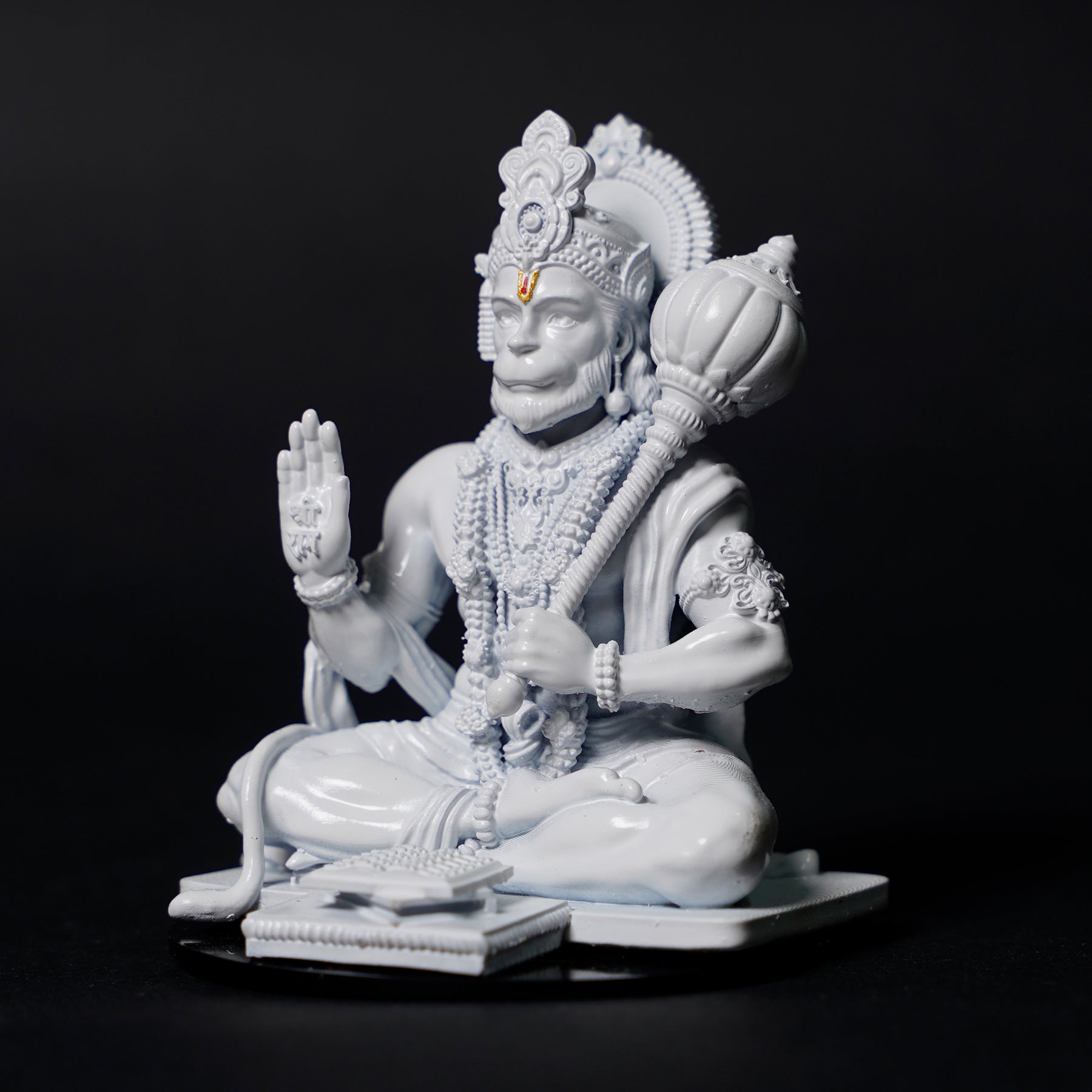 Lord Hanuman Ji – Seated Blessing Idol | Car Dashboard | Murtihub