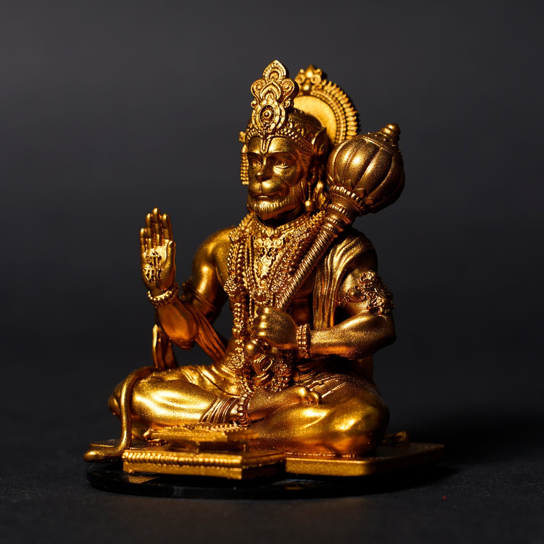 Lord Hanuman Ji – Seated Blessing Idol | Car Dashboard | Murtihub