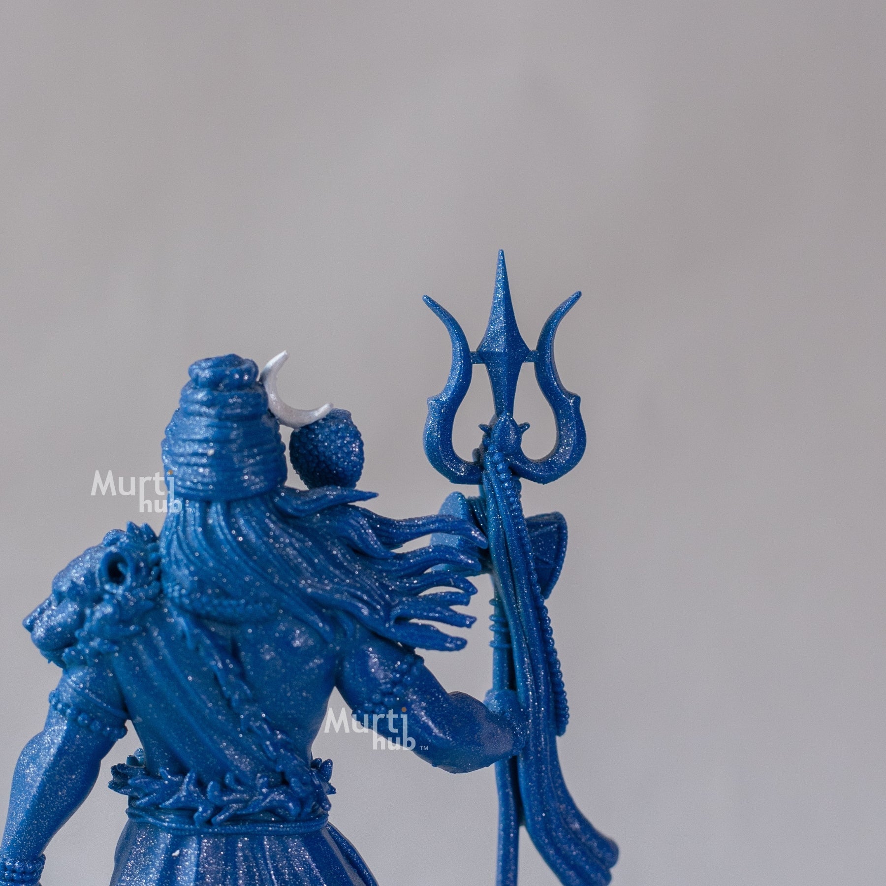 Shiva — The Protector | Standing Mahadev Idol for Car Dashboard | Gold Black