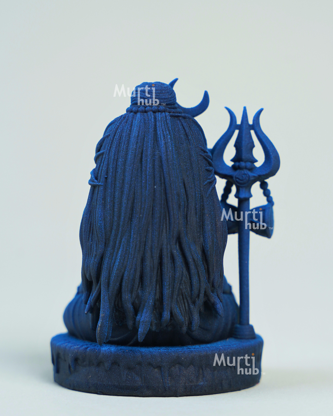 Baal Shiva Idol — The Serene Meditator | Antique Gold Finish | Car Dashboard & Home