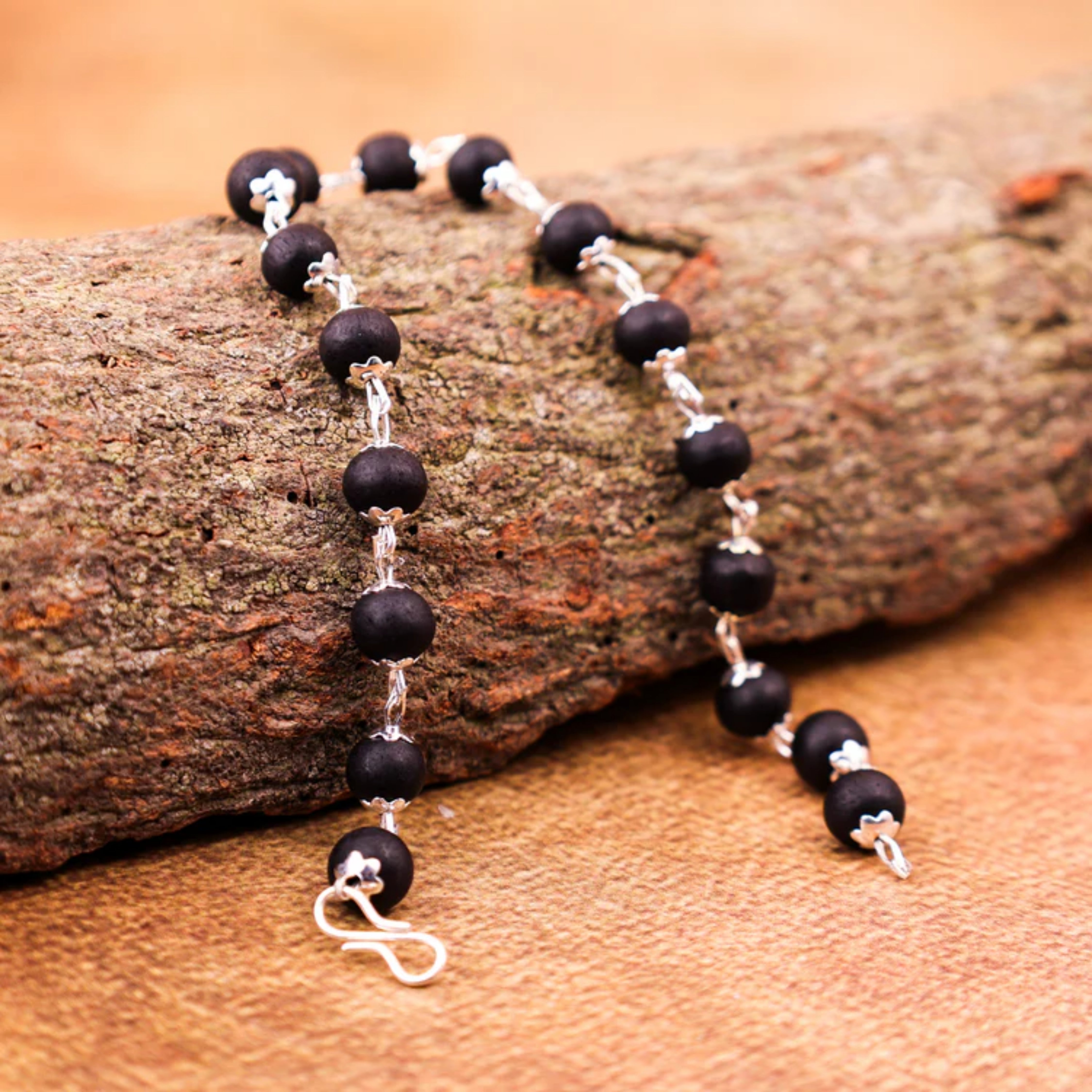 Karungali Devotional Kit (Karungali Mala + Karungali Bracelet + Japa Counter)