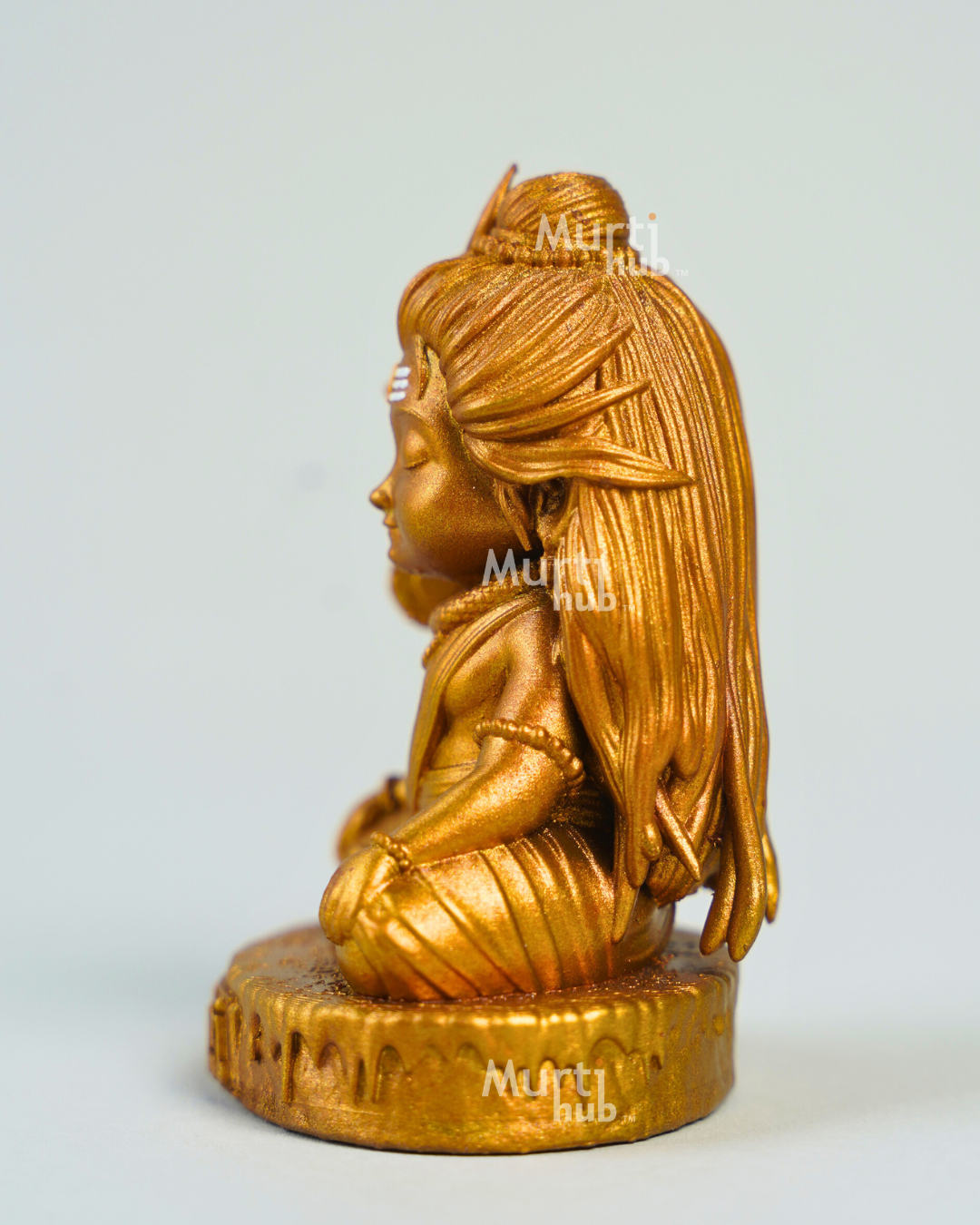 Baal Shiva Idol – The Serene Meditator | Hand-Painted Resin Murti