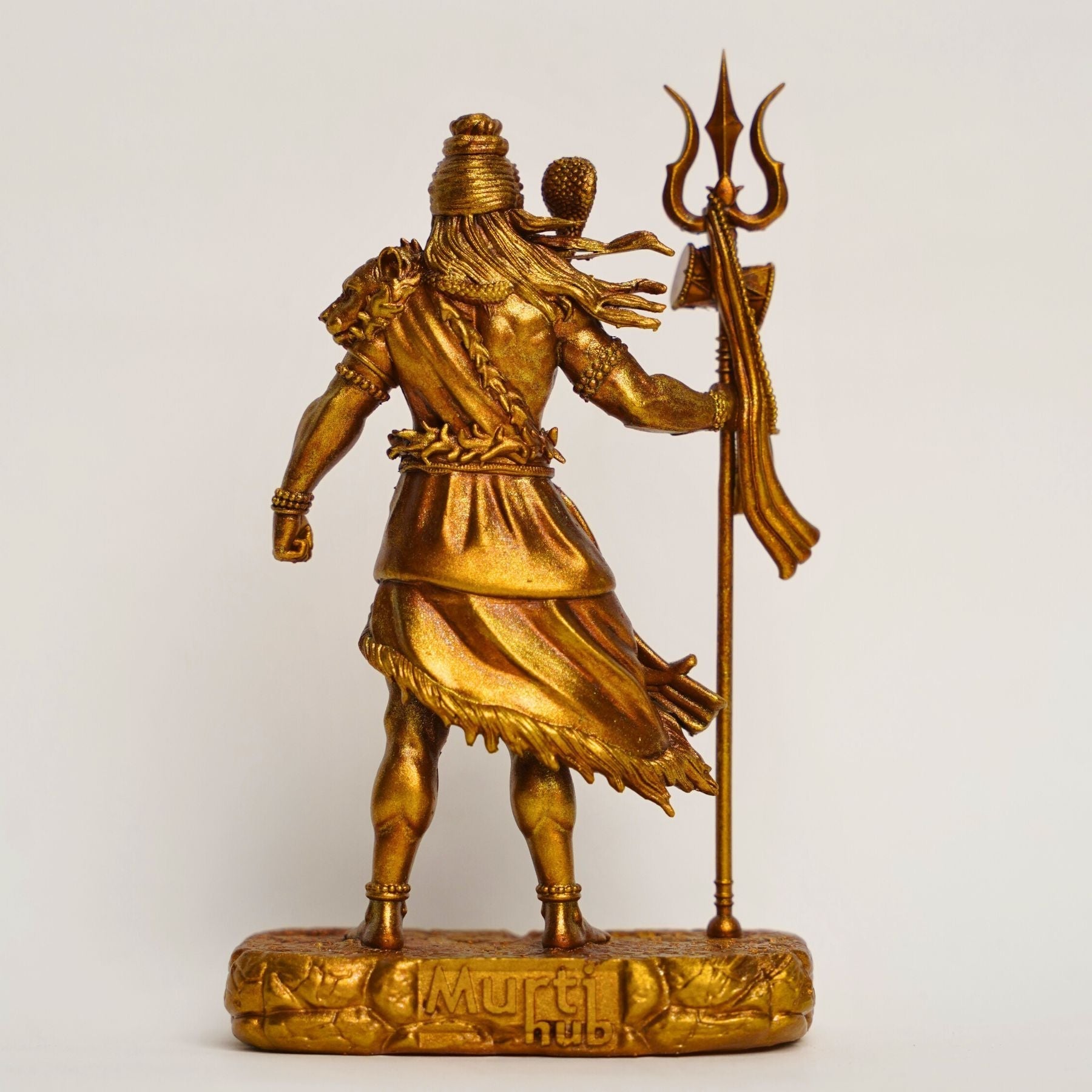 Shiva — The Protector | Standing Mahadev Idol for Car Dashboard | Blue