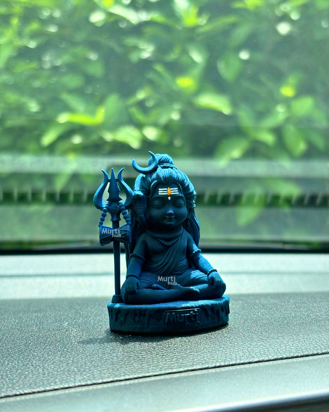 Baal Shiva Idol – The Serene Meditator | Hand-Painted Resin Murti