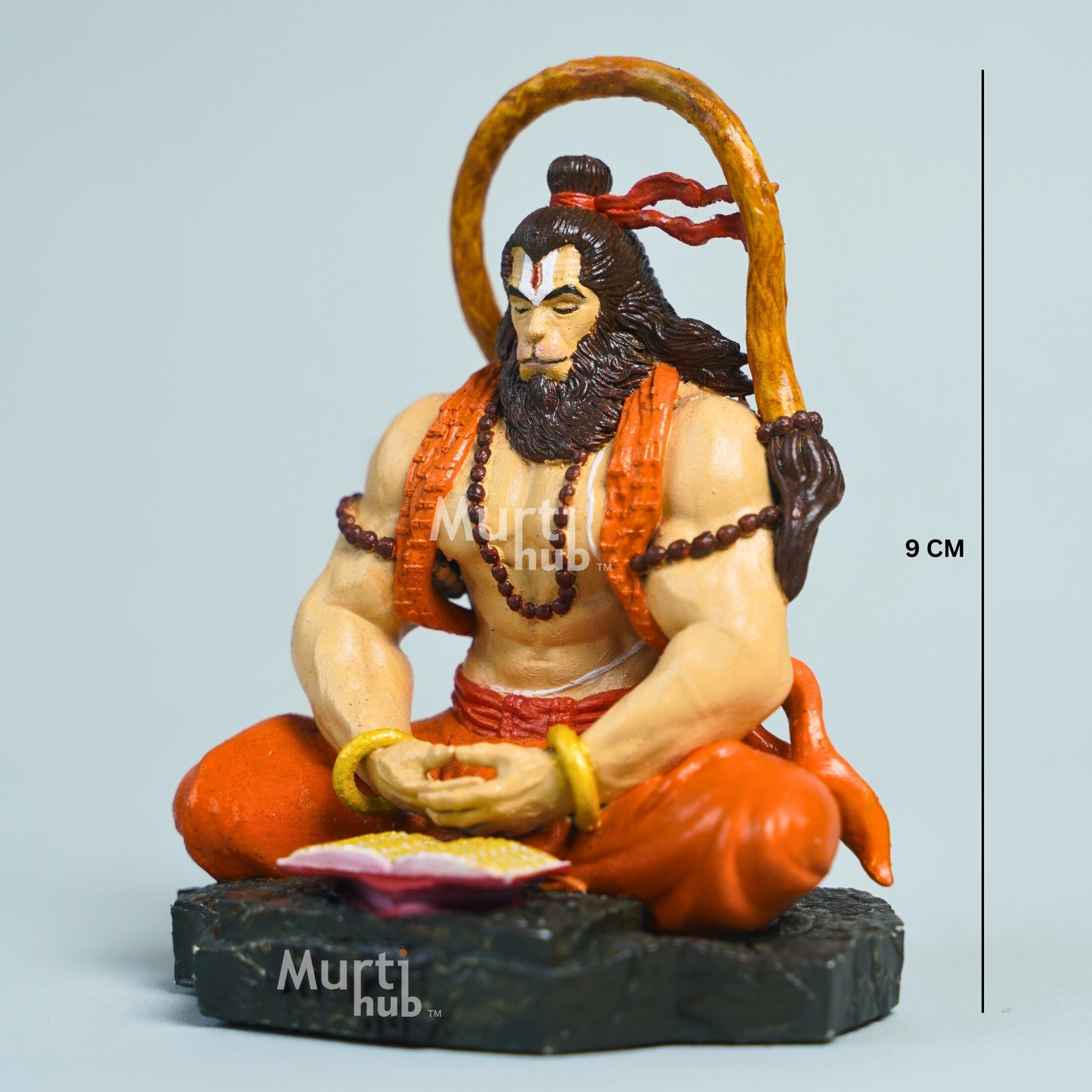 Pavan Sut Hanuman Ji — The Road Guardian | Exclusively Hand-Painted | 9 cm