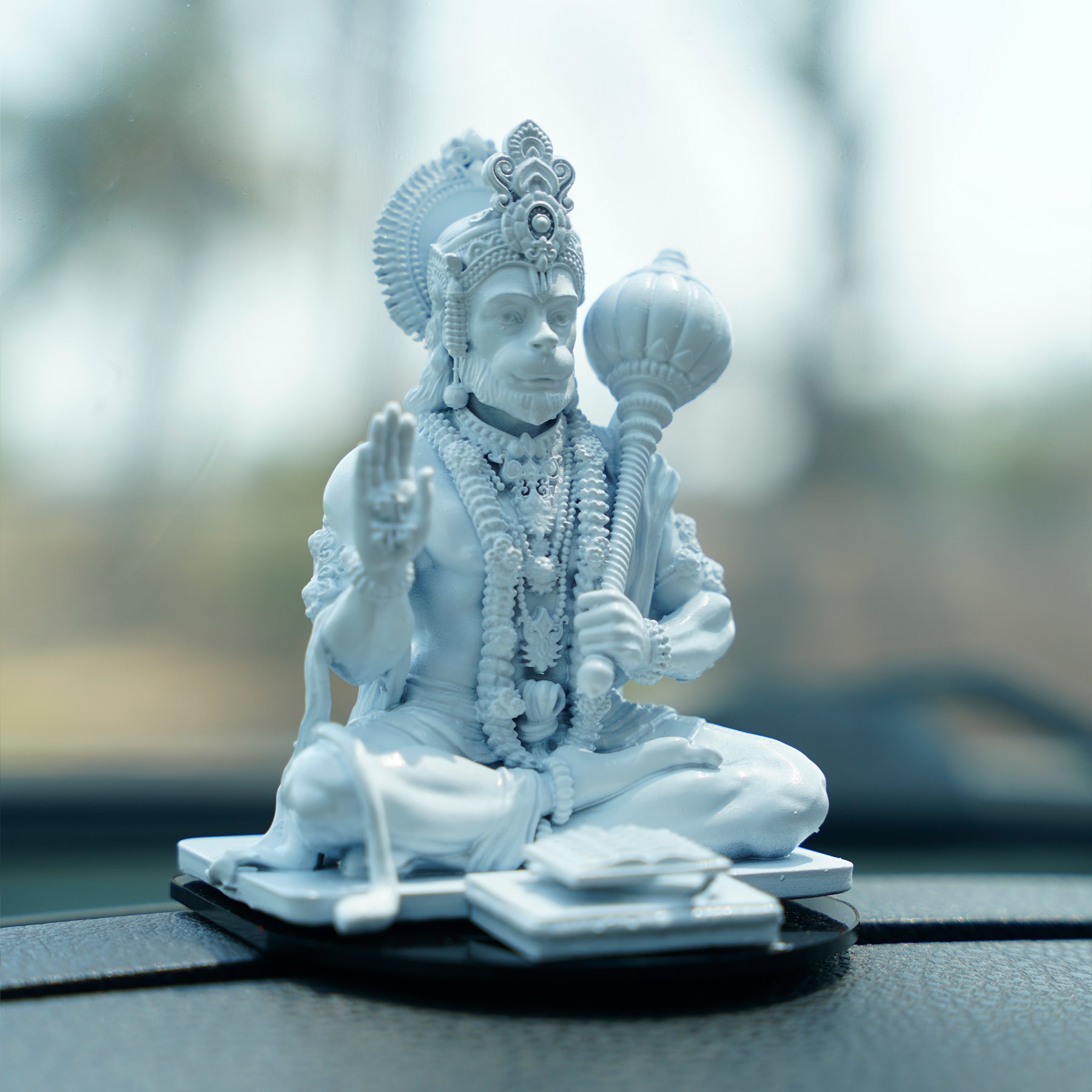 Lord Hanuman Ji – Seated Blessing Idol | Car Dashboard | Murtihub