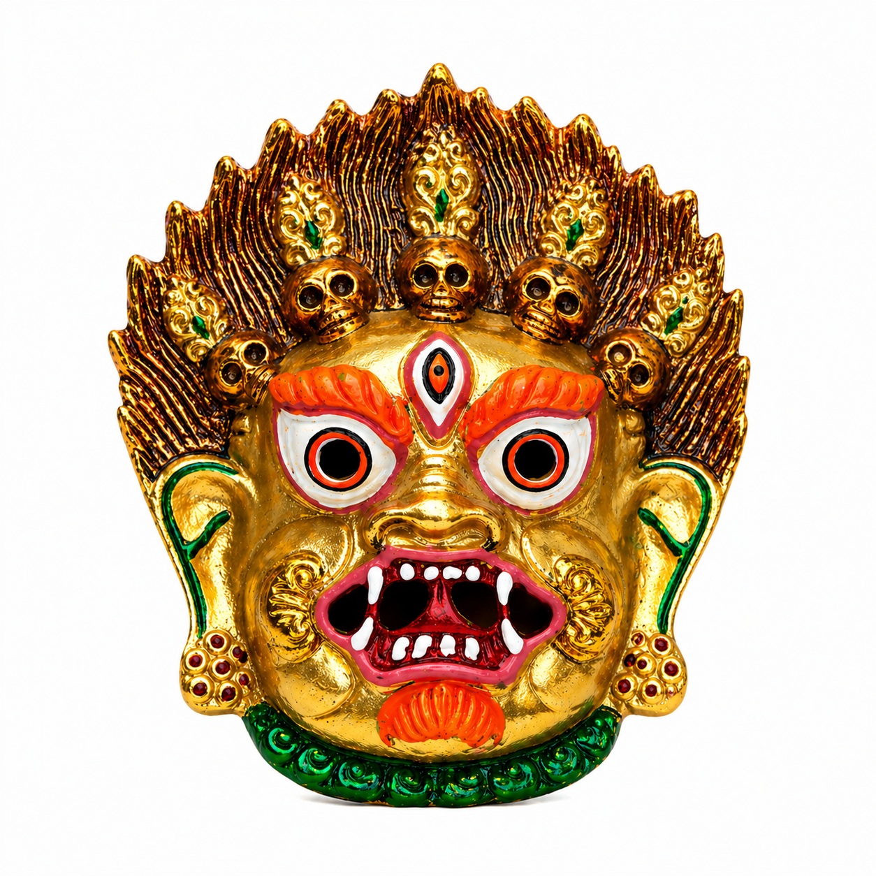 Kirtimukh Premium Wall Hanging || Golden Glow