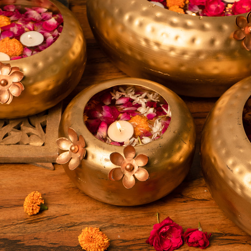 Blossom Elegant Golden Urli