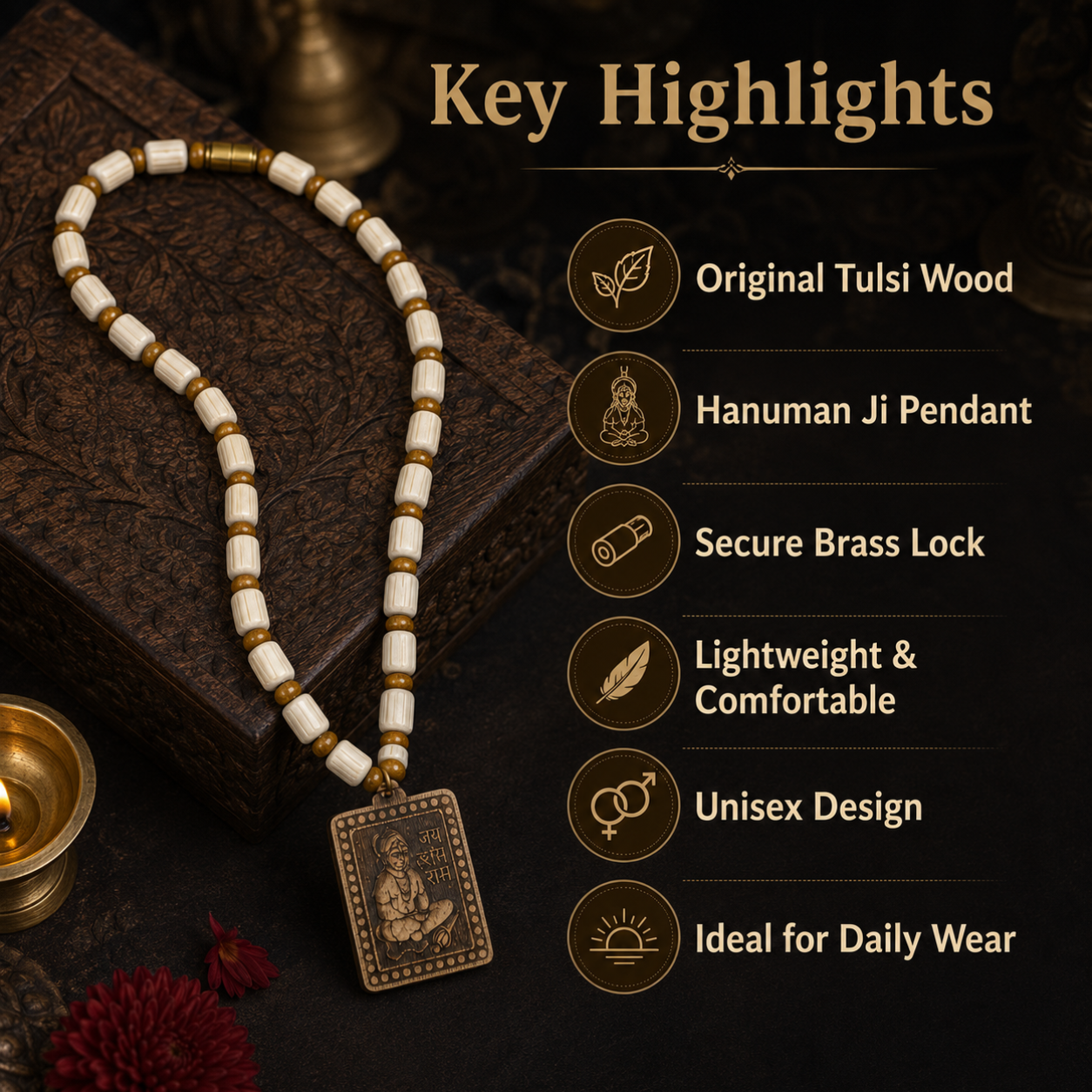 Hanuman Ji Tulsi Mala