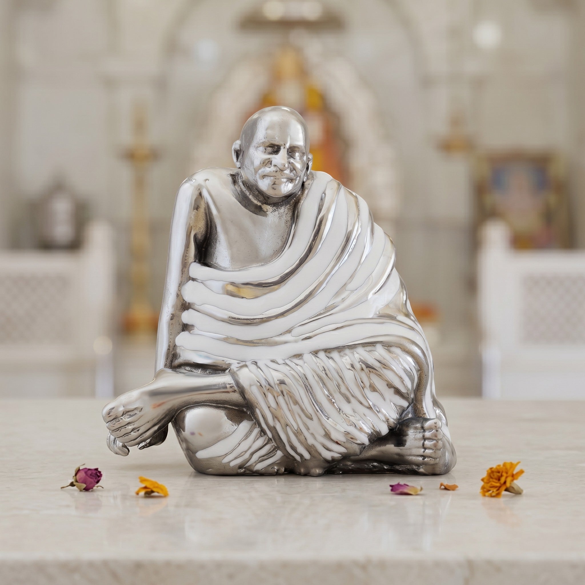 Neem Karoli Baba Idol | Divine Guru Ji Murti for Home, Office & Meditation