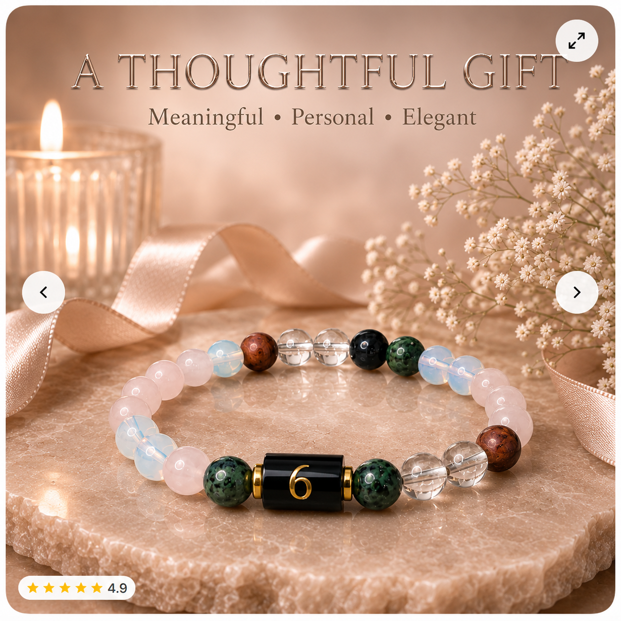 Numero Bracelet – Ruling Number 6 (Venus)