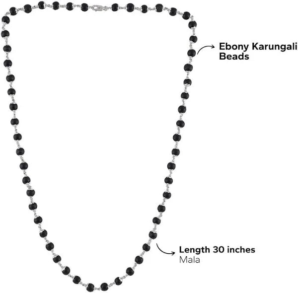 Karungali Mala & Black Multicolour Kirtimukh with Tassel Combo