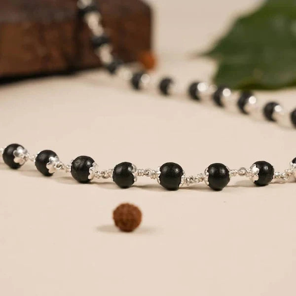 Karungali Mala & Black Multicolour Kirtimukh with Tassel Combo